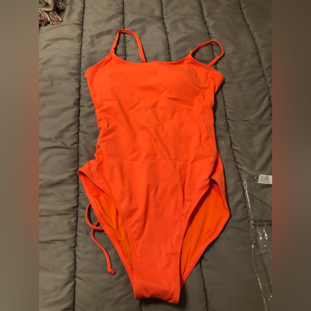 TA3 “Lacey” Orange Swimsuit - NWT